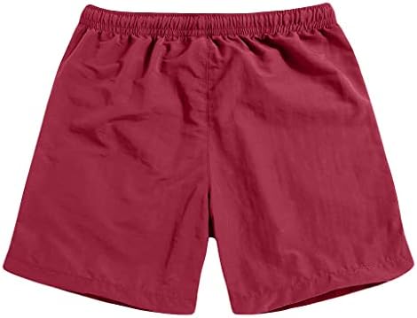 מכנסי חוף קיץ לגברים רופפים בתוספת גודל צבע אחיד מזדמן דק לייבוש מהיר מהיר נושם מכנסיים קצרים ספורט