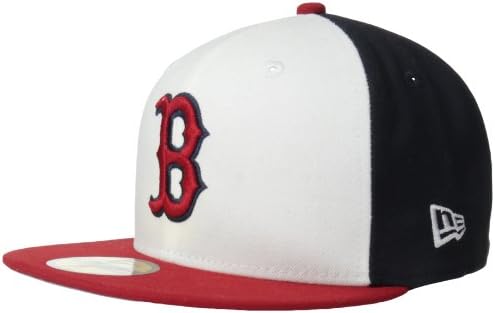 ליגת הבייסבול בוסטון רד סוקס לבן קדמי בסיסי 59 חמישים כובע מצויד