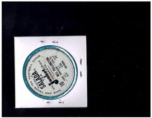 10 ביל פלינגטון - 1962 מטבעות סלדה כרטיסי כדורגל מדורגים EXMT+ - NFL Photomints and Coins