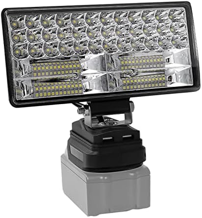 180W 11800LM LED Work Light for Makita, פנס אור LED חיצוני עם יציאת USB, תאורה זרקור מתאים למקיטה 18V Li-ion