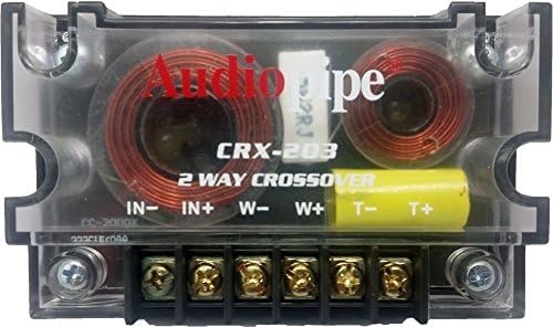 Audiopipe 2 דרך Crossover CRX-203 400 וואט פסיבי קרוסאובר מכוניות טוויטר טוויטר