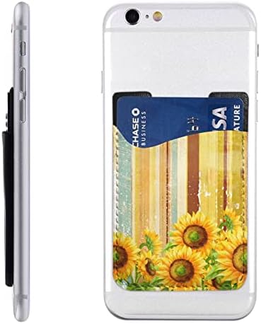 גגאדוק חמנית דבק טלפון טלפון טלפון סלולרי מקל על ארנק כרטיסי שרוול זיהוי אשראי מחזיק תעודת זהות תואם לרוב הסמארטפונים