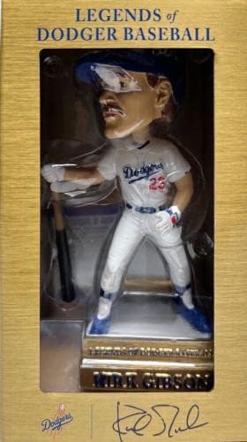 קירק גיבסון חתום אגדות של לוס אנג'לס דודג'רס בייסבול בובבלד פסא 4202 - צלמיות MLB עם חתימה