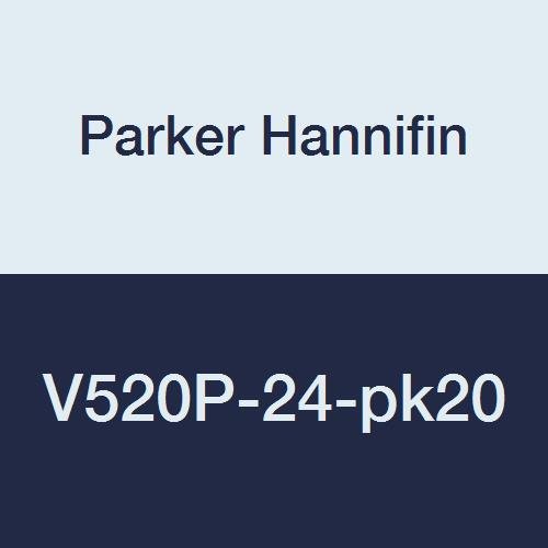 פארקר חניפין V520P-24-PK20 שסתום כדור תעשייתי, PTFE SEAL, inline, 1-1/2 חוט נקבה x 1-1/2 חוט נקבה, פליז