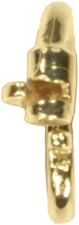 קישור זהב 14 קראט נעילת שרשרת נעילה קישור זעיר מאוד 4.75 מ מ על 6 מ מ