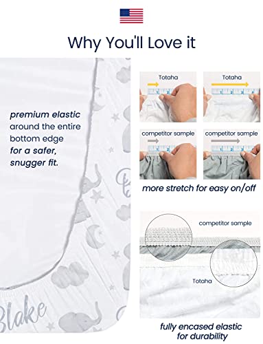 Totaha Premium Premium Bassinet Cradle Sheets-hypoallergenic, נוחות משיי, אפקט רך, חמאה, מרגיע,