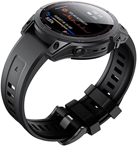 DJDLFA רשמי סיליקון 26 22 ממ מהיר שחרור מהיר שעון כף היד עבור Garmin Fenix ​​7 7x 6 6x 5x 5 3 שעות חכם שעון