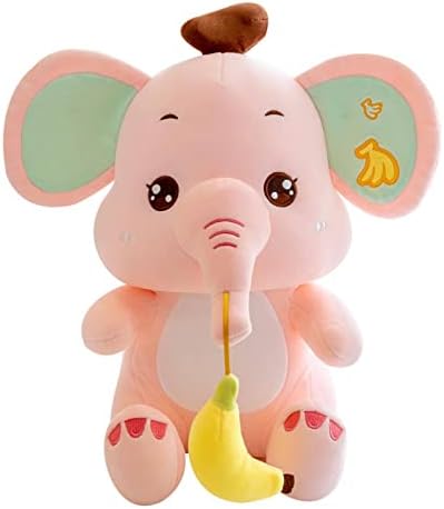 פרזי בננה פיל קטיפה בובת צעצוע פיל חמוד חיה לזרוק כרית בובת כרית דחיפה מתנה ליום הולדת נקבה