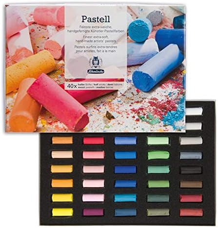 Schmincke Pastel Paintbox עם 80 עפרונות חצי