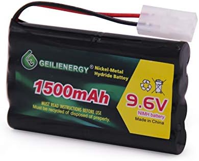 QBLPower 9.6V 1500mAh Ni-MH חבילת סוללה נטענת לרובוטים של סירות רכב RC וכבל מטען