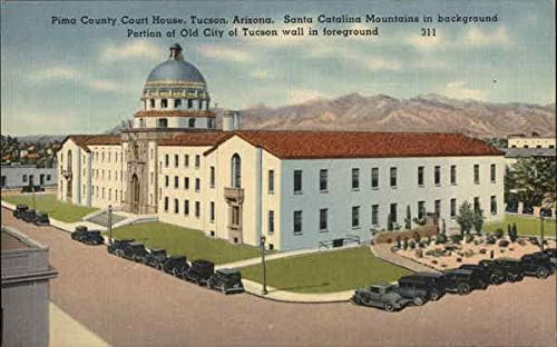 בית המשפט במחוז פימה טוסון, אריזונה אריזונה גלויה עתיקה מקורית
