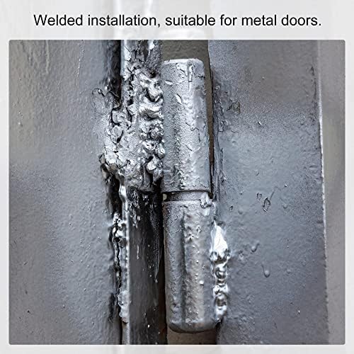 uxcell weld על צירי חבית, 40 ממ x 8 ממ זכר לנקבה 201 סיכת ציר נירוסטה למתכת חלון דלת שער בית 20 זוגות