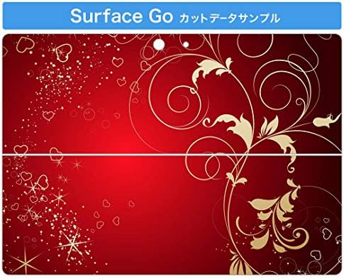 כיסוי מדבקות Igsticker עבור Microsoft Surface Go/Go 2 עורות מדבקת גוף מגן דק במיוחד 005767 אדום