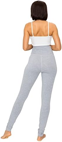 אטלוט - מכנסי חותלות כותנה וספנדקס לנשים באורך מלא-נהדר ליוגה , אימון, פעילות גופנית, חדר כושר וריצה