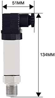 משדר חיישן לחץ erukei G1/2, 12-36V 4-20MA 0-10V 0-600BAR 60MPA מתמר לחץ אוויר שמן מים 0-5V RS485