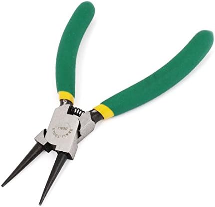 AEXIT ירוק כלים מופעלים על ידי ידיים מצופה ידית מצופה פנימי Circlip Plier 5 דגם ארוך: 31AS294QO460