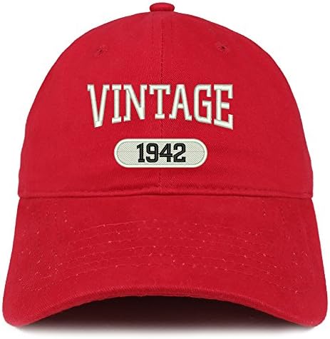 חנות הלבשה אופנתית וינטג '1942 רקומה יום הולדת 81 יום הולדת כותנה כותנה מתאימה