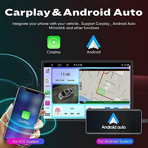 Wostoke 13.1 אנדרואיד רדיו Carplay & Android Auto Autoradio CAR ניווט סטריאו נגן מולטימדיה