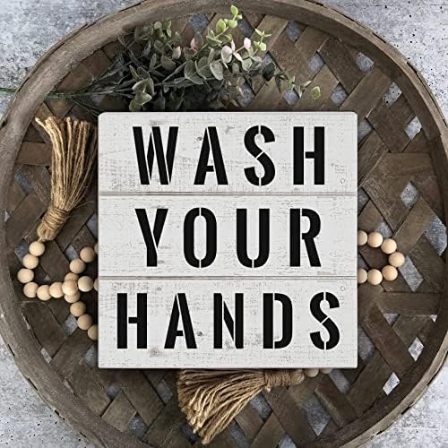 Ywkuiev Wash Your ידיים בית חווה כפרי בית חדר אמבטיה חצי אמבט