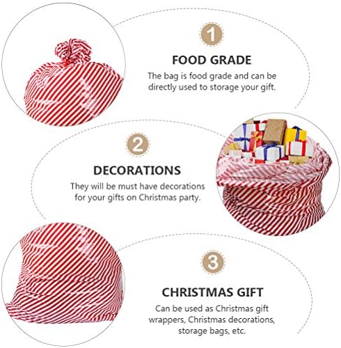 Kesyoo 1 סט מתנות עם נושא לחג המולד עטיפות יכולת אריזה של מתנה יכולת גדולה לעיצוב חג המולד