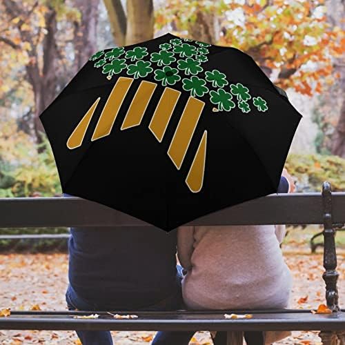 דגל אמריקאי קומפקטי מטרייה מתקפלת אוטומטית ארנק נסיעות עמיד לרוח מטריות לגברים נשים