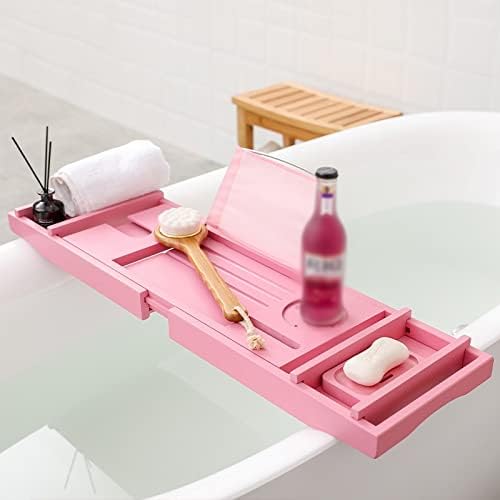 KFJBX מדף נשלף אמבטיה מתלה לאחסון מתלה אמבטיה מתלה אמבטיה מגש מגש אמבטיה