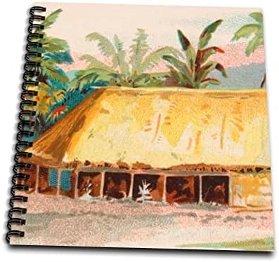 3DROSE בית סמואני מסורתי בית חיצוני של איי סמואה אמנות פולינזית - ספרי רישום