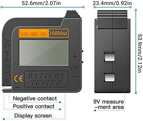 KXDFDC 168MAX ליתיום דיגיטלי ליתיום סוללה בודק LCD סוללה מתח סוללה בודק ליתיום דיגיטלי קיבולת סוללה כלי אבחון