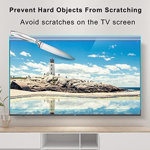 טלוויזיה מסך מגן עבור 32-75 אינץ נגד שריטות לחיות מחמד חומר לסנן כחול אור בלוק בוהק השתקפויות ושריטות