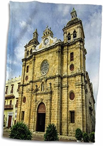 כנסיית סן פדרו קלברם העיר העתיקה, קרטחנה, קולומביה. - מגבות