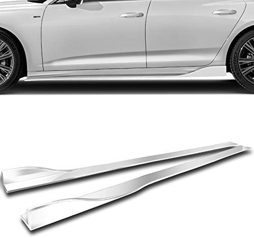 Q1-Tech, 9 חלקים פגוש קדמי ערכת גוף שפתון וחצאית צדדית תוספות מפזר תואם לשנת 2013-2015 Lexus GS-Series Base