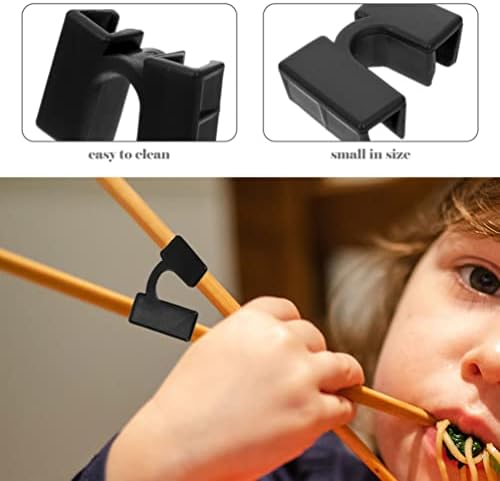 מקלות קוצץ לילדים לוקסיני 6 יחידות עוזרים למקלות אכילה לשימוש חוזר מאמן מקלות אכילה צירים מחברים