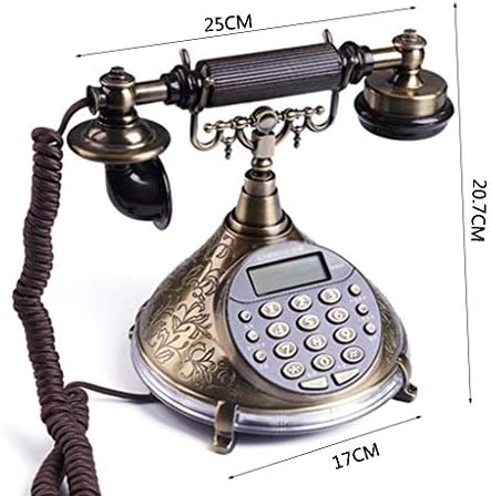 ZYZMH טלפון עתיק אירופי בית רטרו טלפון טלפון קווי טלפון קבוע
