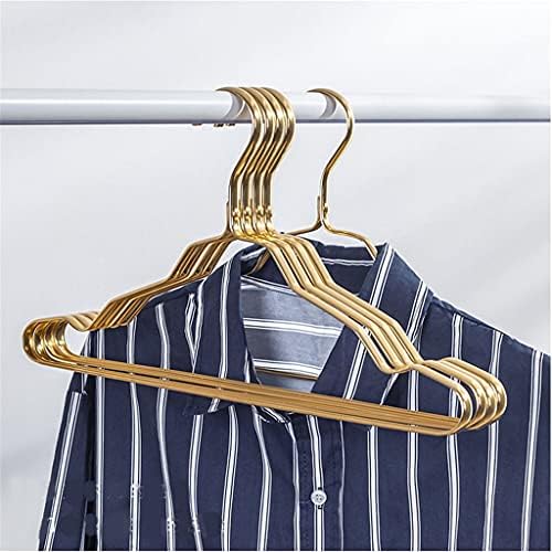 WODMB קולבי בגדי מתכת עמידה מתלה אחסון ארון מלתחה מכנסיים מעיל בית מכנסיים נגד החלקה על קליפים למבוגרים/מארגן