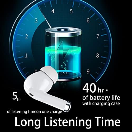 Xyxxmfxl אוזניות אלחוטיות Bluetooth 5.3 IPX7 אטום מים מיקרופון רעש מבטל סטריאו קליל משקל אור ארוך זיווג