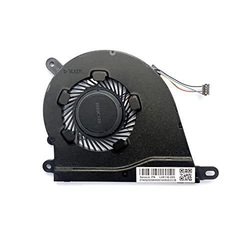 CPU Cooling Fan for HP Pavilion 15-DY 15-DY1024 14-DQ 14S-FQ 14S-DQ 15S-FQ 15s-eq 340S G7 TPN-Q221 15T-DY100