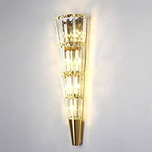 מנורת קיר אור יוקרה אטמוספרי קריסטל מנורת קיר הפוסטמודרנית מלון מנורה שליד המיטה רצועת סלון רקע