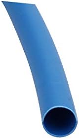 חום דריי צינור צינור הניתן להתכווץ 4 ממ פנימי דיא חוט כחול עטיפה שרוול כבל אורך 1 מטר (tumoretractil