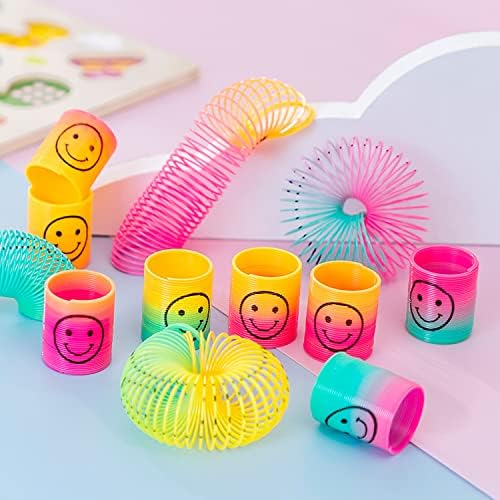 פוידון שיפוע צבע סליל מיני מעיינות למסיבה טובות ילדים צעצוע לקשקש צעצועי בני בנות