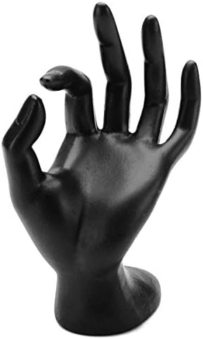 דאריס 1999-1612 תצוגת טופס יד, 3.5 על 5 על 7 אינץ', פולירזין שחור