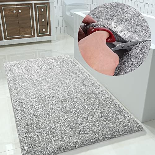 שטיחי אמבטיה של yimobra, שטיחי אמבטיה נוחים במיוחד, ללא החלקה, מחצלת רצפת אמבטיה סופגת ומים עבה, שטיפת