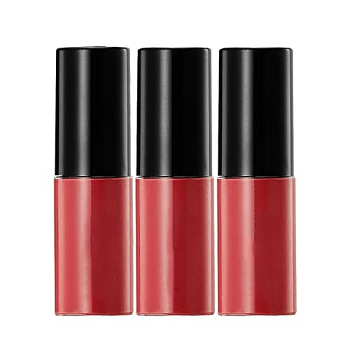 Lip Gloss חג המולד 1Set שפתון עם איפור שפתיים קטיפה ארוכת זמן רב פיגמנט גבוה בעירום אטום שפתון אטום נערות