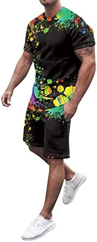 ערכות מכנסיים קצרים לגברים אימוני גלישה צוואר צוואת נופש מצחיק תלבושות חוף תלבוש