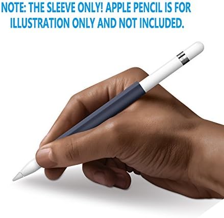 פרטמה מגנטי שרוול עבור אפל עיפרון, רך סיליקון מחזיק אחיזה עבור אפל אייפד פרו עיפרון, חצות כחול