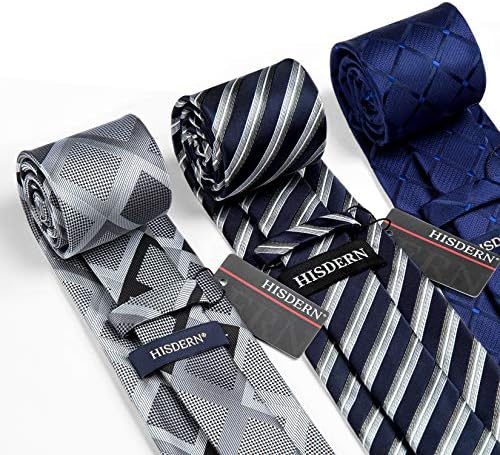 גברים של עניבות כיס כיכר סטי עסקים אלגנטי עניבות לגברים קלאסי הרבה 3 יחידות חתונה מסיבת עניבות
