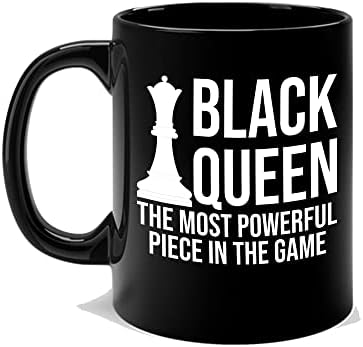נשים שחור מלכת החזק ביותר שחמט אפריקאי אמריקאי נשים שחור ההיסטוריה חודש קפה ספל