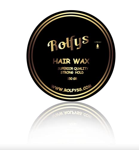 Rolfys Hair שעווה חזקה אחיזה בינונית ברק בסיס מים