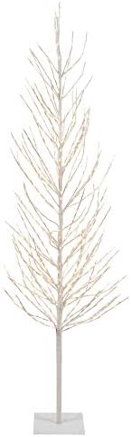 ויקרמן 2 ' לבן מלאכותי עץ חג המולד, חם לבן דורה-מואר הוביל אורות, עונתי מקורה בית תפאורה עם