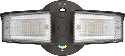 תאורת ליטוניה HGX LED 2SH ALO SWW2 120 PE DDB M2 HomeGuard LED LED אבטחה חיצונית, פלט אור מתכוונן, CCT הניתן