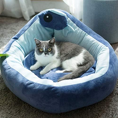 ZZK מיטת חתול אבוקדו כרית מיטת כלבים בצורת אבוקדו מודרנית מערה שינה ירוקה קן בית מחמד לחתולים כלבים